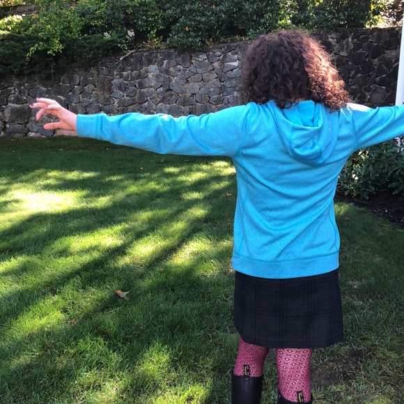 Blue North Face Sweat jacket - Picture 2 of 3